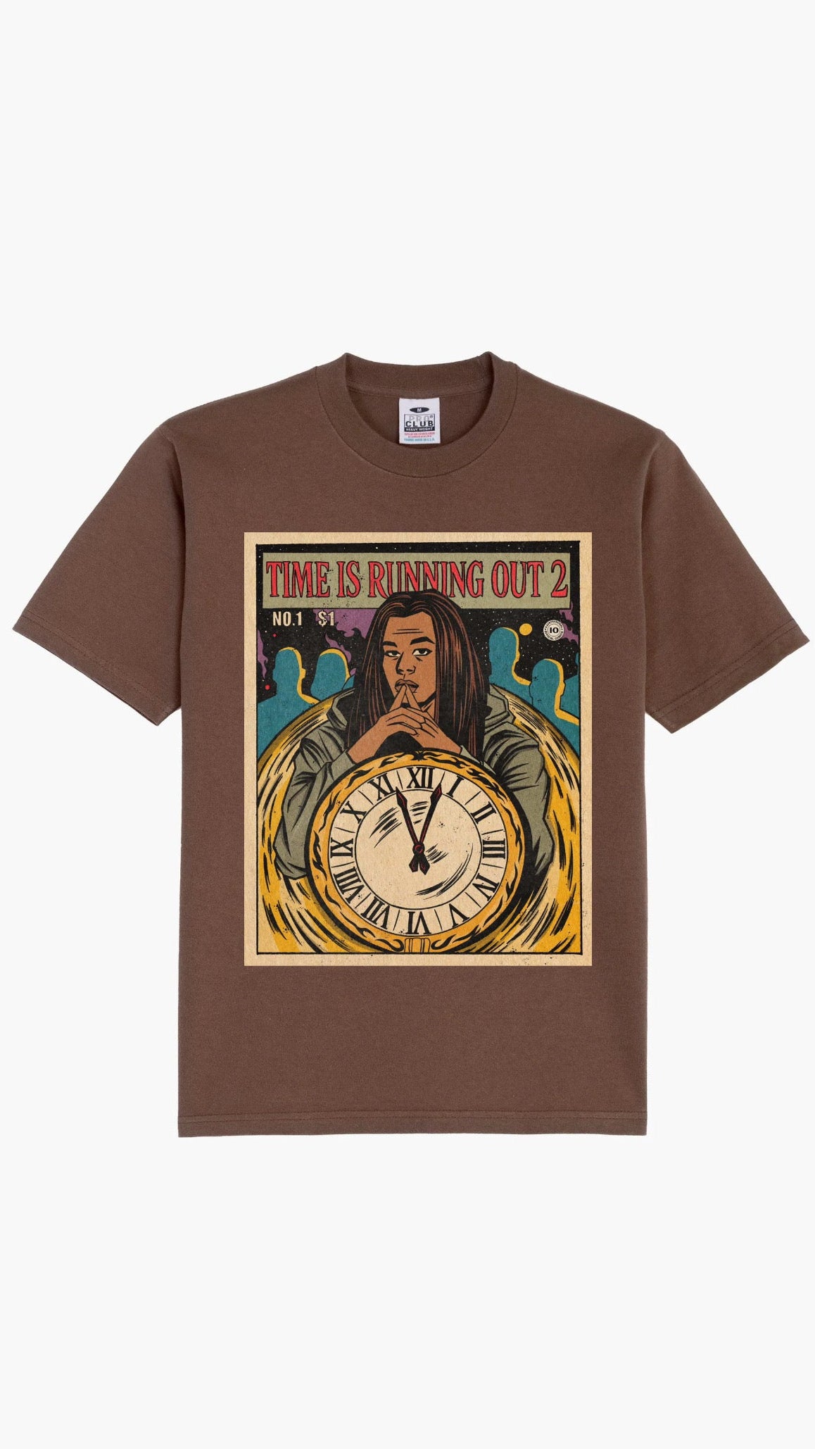 Time Is Running Out 2 Comic T-shirt 2 Vintage Style