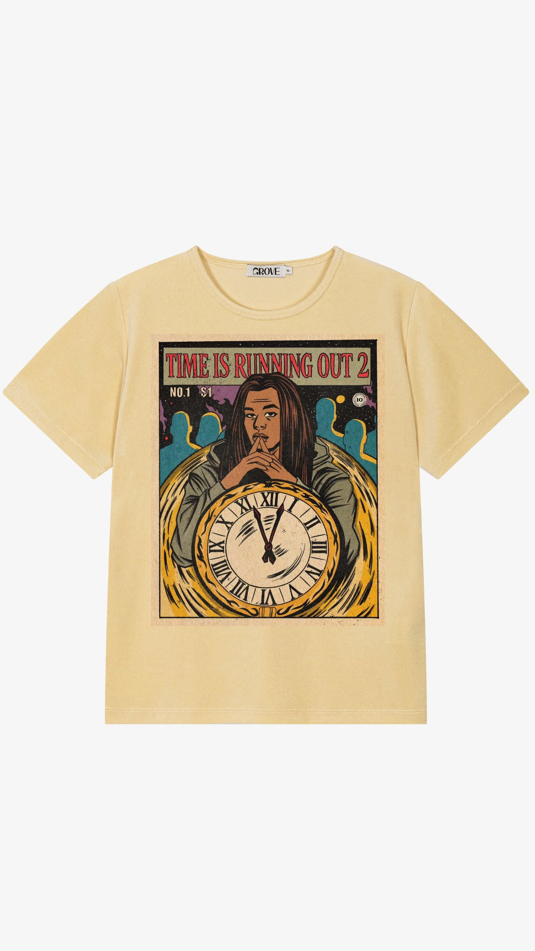 Time Is Running Out 2 Comic T-shirt 2 Vintage Style
