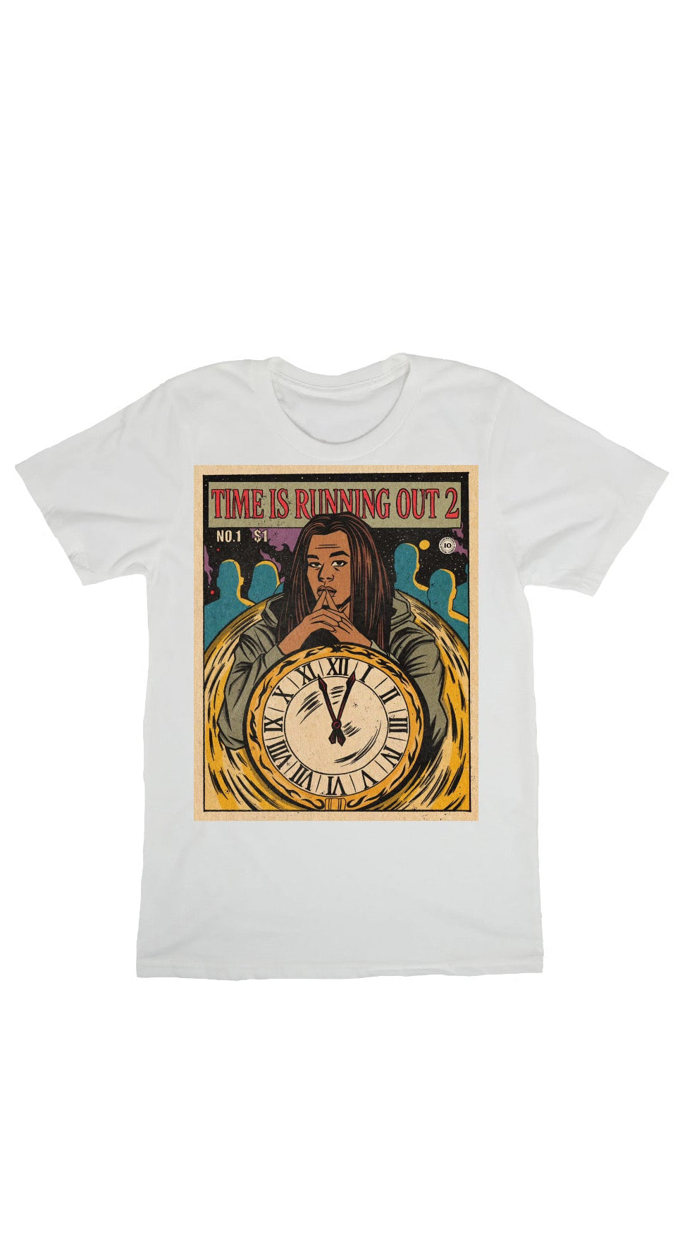 Time Is Running Out 2 Comic T-shirt 2 Vintage Style