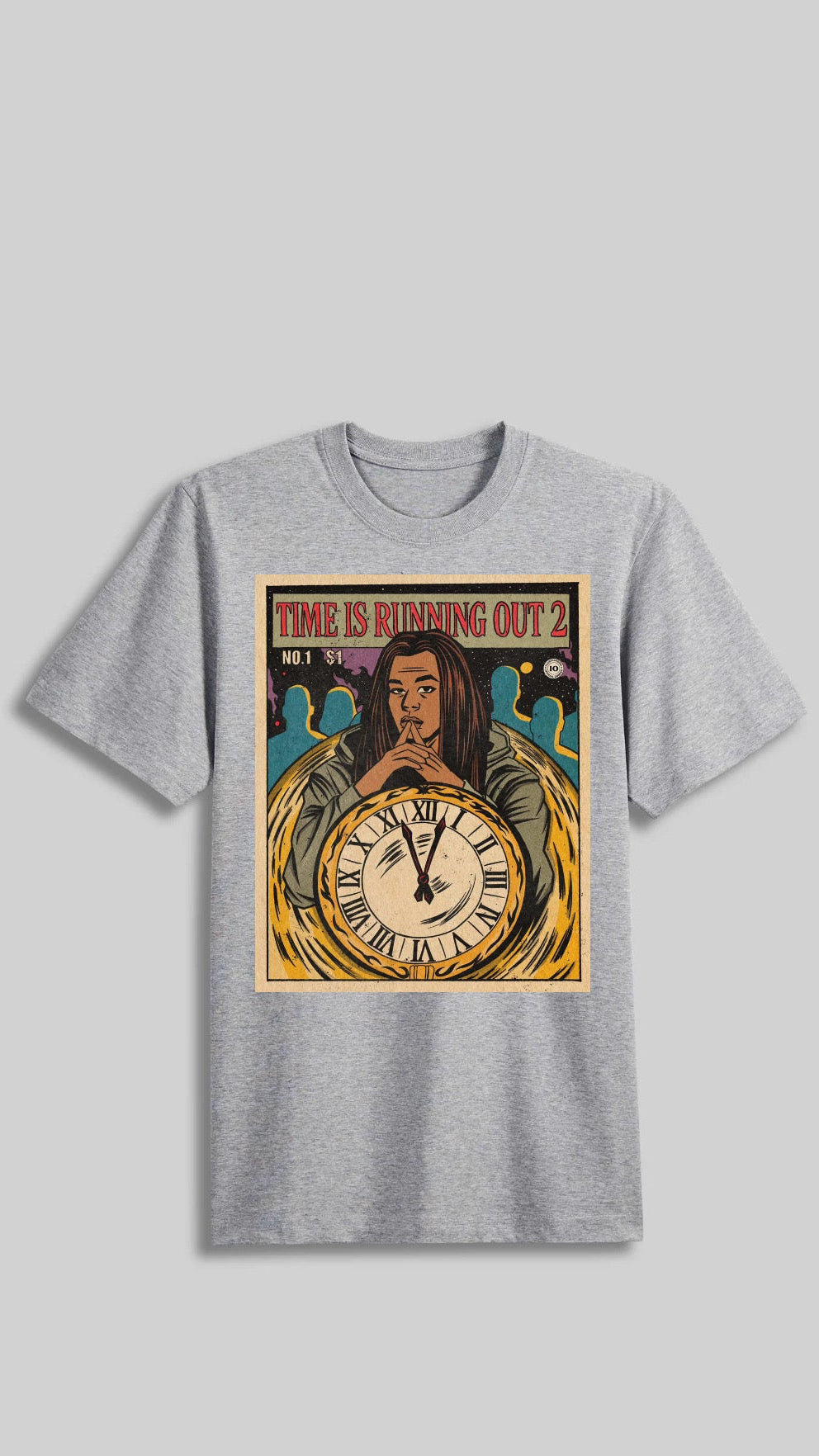 Time Is Running Out 2 Comic T-shirt 2 Vintage Style